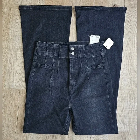 NWT Free People Jayde Flare Jeans - Picture 9 of 11